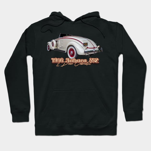 1936 Auburn 852 2 Door Cabriolet Hoodie by Gestalt Imagery